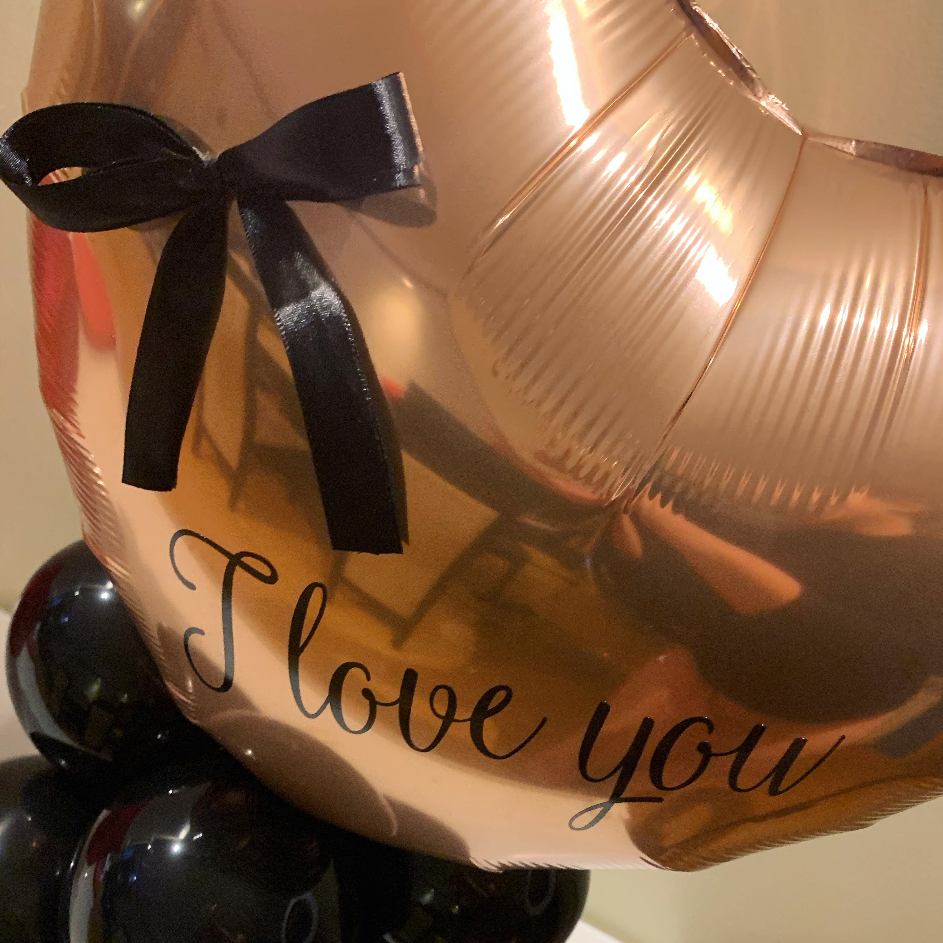 Centro de mesa estrela/coração personalizado