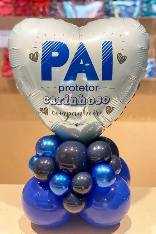 Centro de mesa estrela/coração personalizado